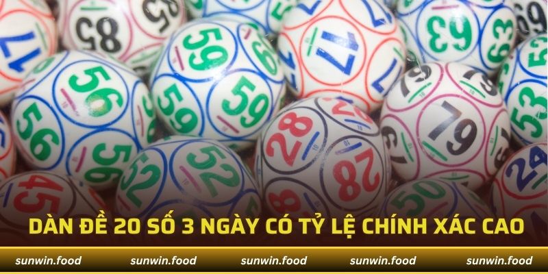 Cách Tạo Dàn Đề 20 Số Khung 3 Ngày Trúng Lớn Cực Dễ 2 Tạo dàn đề 20 số khung 3 ngày là chiến thuật có tỷ lệ chính xác cao